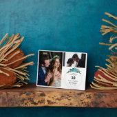 Gelukkig Jubileum 10 jaar samen | 2 foto's Fotoplaat (Zijkant)