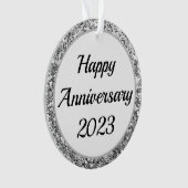 Gelukkig Jubileum 2023 Ornament (voorkant)