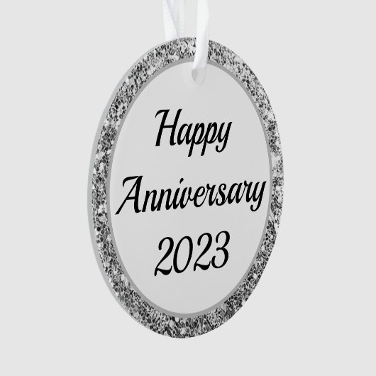 Gelukkig Jubileum 2023 Ornament (voorkant)