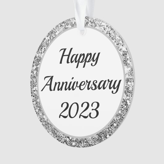 Gelukkig Jubileum 2023 Ornament (voorkant)