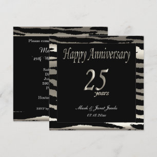 Gelukkig Jubileum 25 jaar Kaart