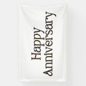 Gelukkig jubileum 2.5x4 vinyl banner (Verticaal)