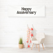 Gelukkig jubileum 2.5x8 vinyl banner (Insitu)