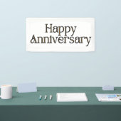 Gelukkig jubileum 2x1 vinyl banner (Beurs)