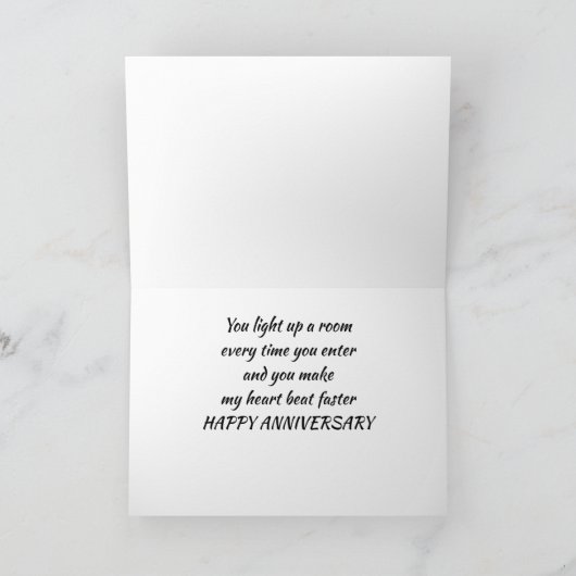 GELUKKIG ***JUBILEUM*** AAN DE LIEFDE VAN MIJN LEV KAART (Binnen)