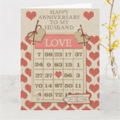 Gelukkig Jubileum aan Mijn Liefde van de Kaart van (Gele Bloem)