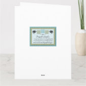 Gelukkig Jubileum aan Mijn Liefde van de Kaart van (Achterkant)