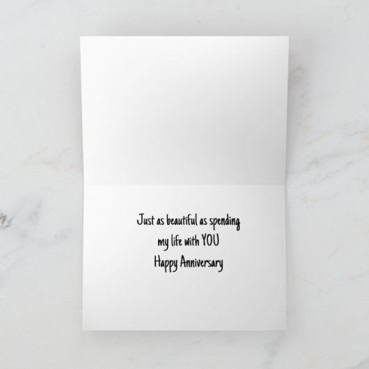 GELUKKIG *JUBILEUM* AAN U MET LIEFDE KAART (Binnen)