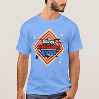 Gelukkig Jubileum Amerika 3 T-shirt