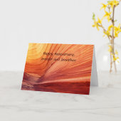 Gelukkig jubileum, Apache huwelijkszegen Kaart (Gele Bloem)