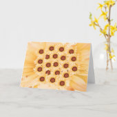 GELUKKIG JUBILEUM - Bloemen behandel Kaart (Gele Bloem)