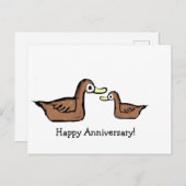 Gelukkig jubileum briefkaart (Voorkant / Achterkant)