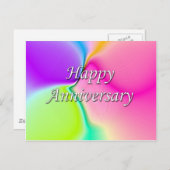 Gelukkig Jubileum Briefkaart (Voorkant / Achterkant)