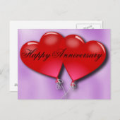 Gelukkig Jubileum Briefkaart (Voorkant / Achterkant)