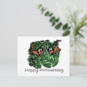 Gelukkig jubileum briefkaart (Staand voorkant)