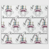 Gelukkig Jubileum Cadeaupapier (Vlak)