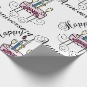 Gelukkig Jubileum Cadeaupapier (Hoek)