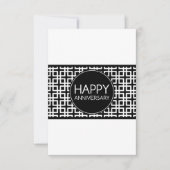 Gelukkig Jubileum (cinderStripe) Kaart (Voorkant)