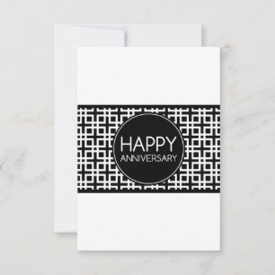 Gelukkig Jubileum (cinderStripe) Kaart