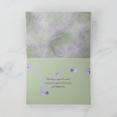 Gelukkig Jubileum Dahlia Kaart (Binnen)