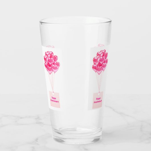 Gelukkig Jubileum Drink glas (Links)