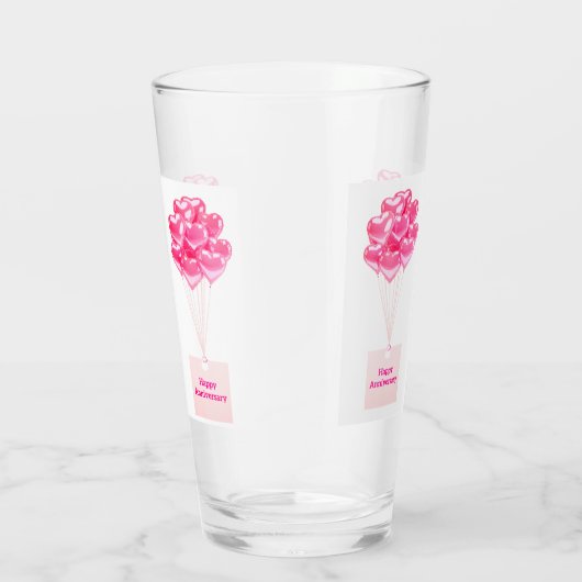 Gelukkig Jubileum Drink glas (Rechts)