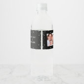 Gelukkig Jubileum Elk jaar Confetti Waterfles Etiket (Achterkant)