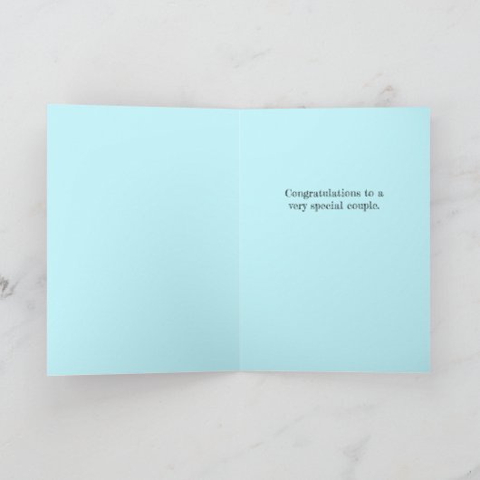 Gelukkig Jubileum  floraal grillig Kaart (Binnen)