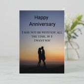 Gelukkig jubileum folie feestdagenkaart (Staand Voorkant)