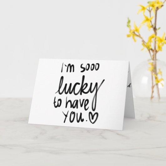 *** GELUKKIG JUBILEUM *** GELUKKIG "JIJ" BENT IN M KAART (Gele Bloem)