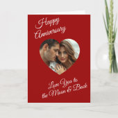 Gelukkig Jubileum | Gepersonaliseerde foto Kaart (Voorkant)