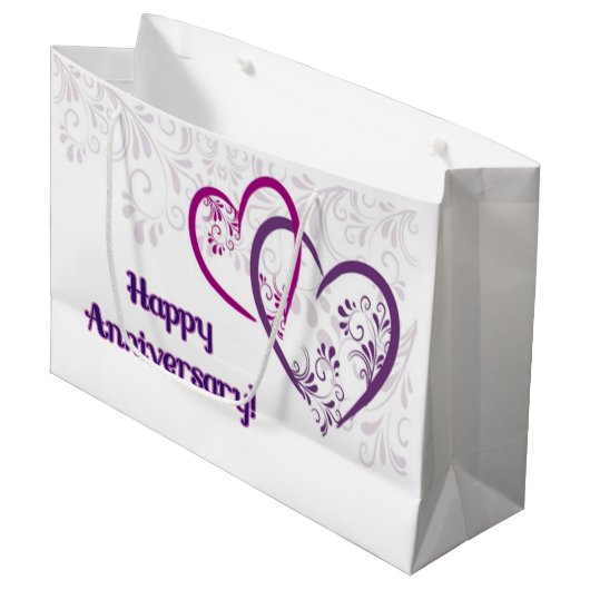 Gelukkig Jubileum! Groot Cadeauzakje (Voorkant Gekanteld)