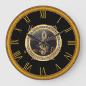 Gelukkig jubileum grote klok (Voorkant)