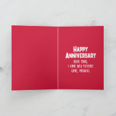 Gelukkig Jubileum Het kan wel een liefdesgriffie z Feestdagen Kaart (Binnen)