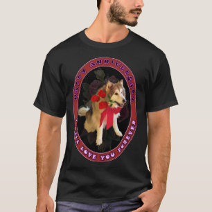 Gelukkig Jubileum Ik zal voor altijd van je houden T-shirt