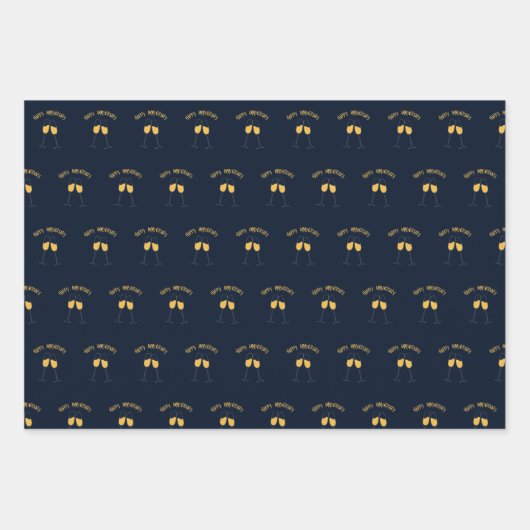 Gelukkig Jubileum Inpakpapier Vel (Voorkant 3)