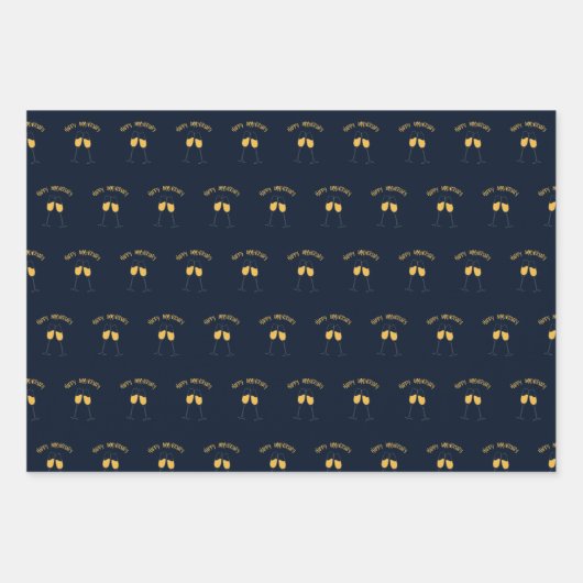 Gelukkig Jubileum Inpakpapier Vel (Voorkant 2)