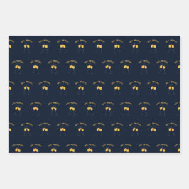 Gelukkig Jubileum Inpakpapier Vel