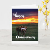 Gelukkig Jubileum Kaart (Gele Bloem)