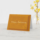 Gelukkig Jubileum Kaart (Gele Bloem)