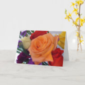 Gelukkig Jubileum Kaart (Gele Bloem)