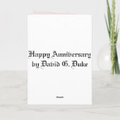Gelukkig Jubileum Kaart (Achterkant)