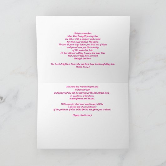 Gelukkig jubileum kaart (Binnen)