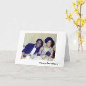 Gelukkig Jubileum Kaart (Gele Bloem)