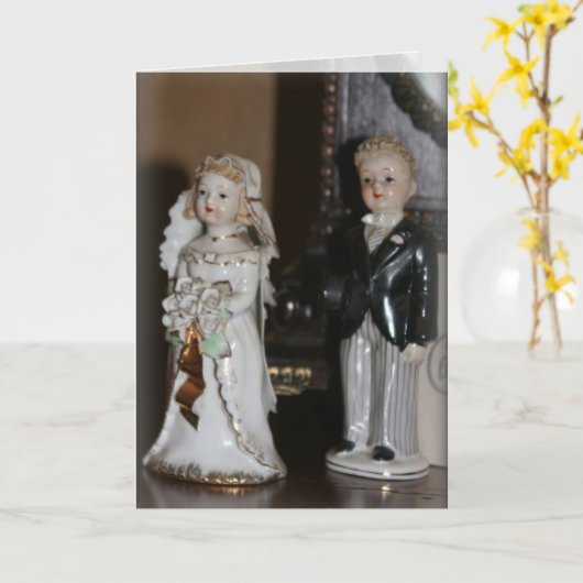 Gelukkig Jubileum Kaart (Gele Bloem)