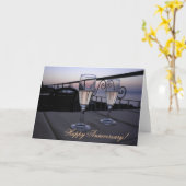 Gelukkig Jubileum! Kaart (Gele Bloem)