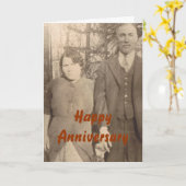 Gelukkig Jubileum Kaart (Gele Bloem)