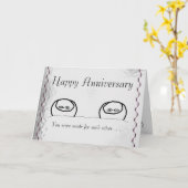 Gelukkig Jubileum Kaart (Gele Bloem)