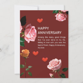 Gelukkig Jubileum Kaart