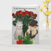 Gelukkig Jubileum Kaart (Gele Bloem)